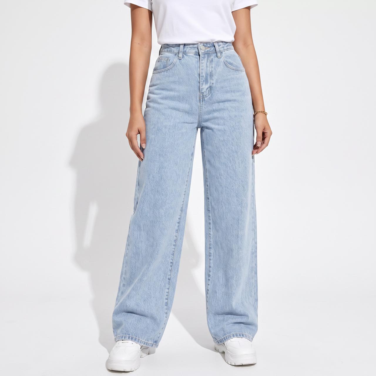 Women's High Waisted Wide Leg Jeans