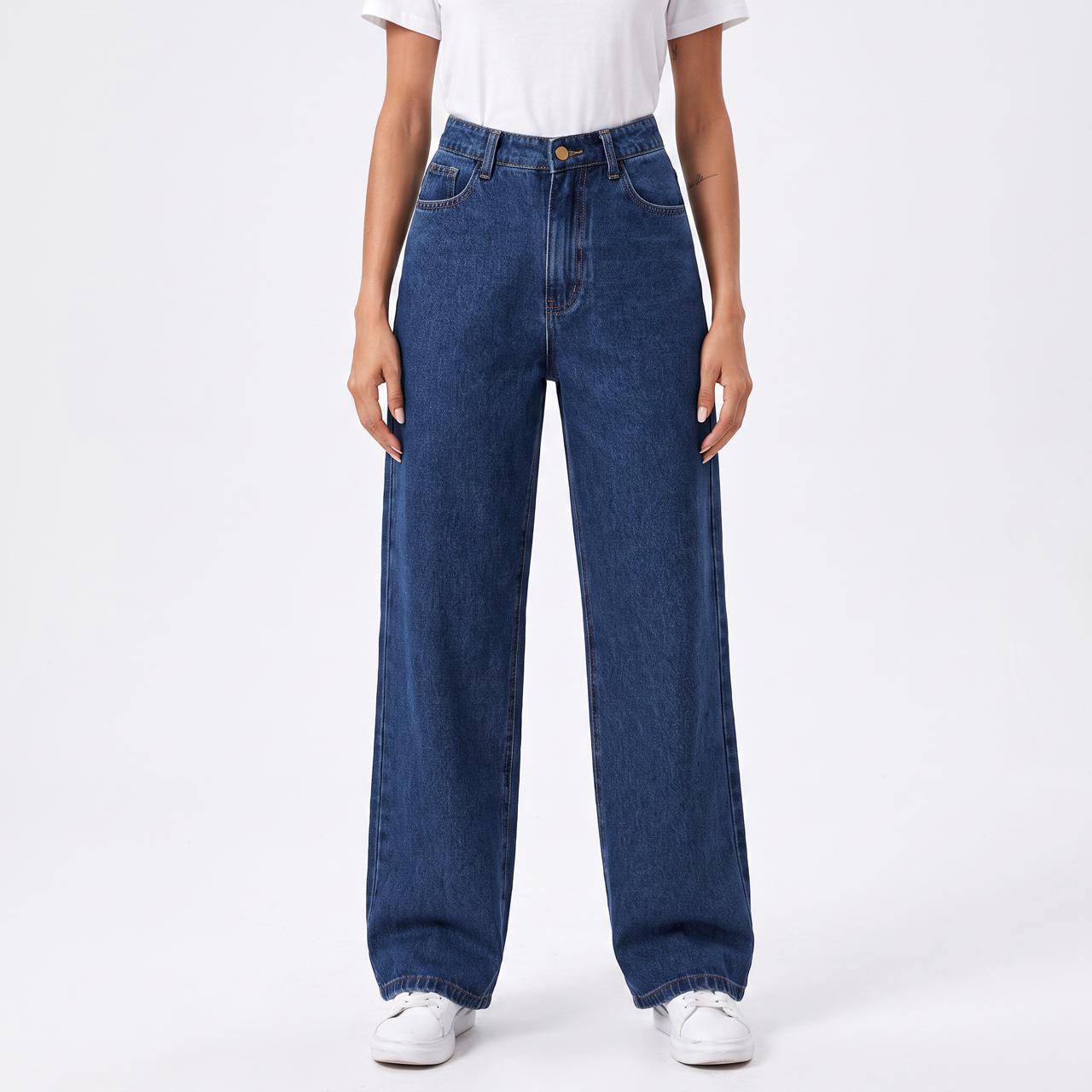 Women's High Waisted Wide Leg Jeans