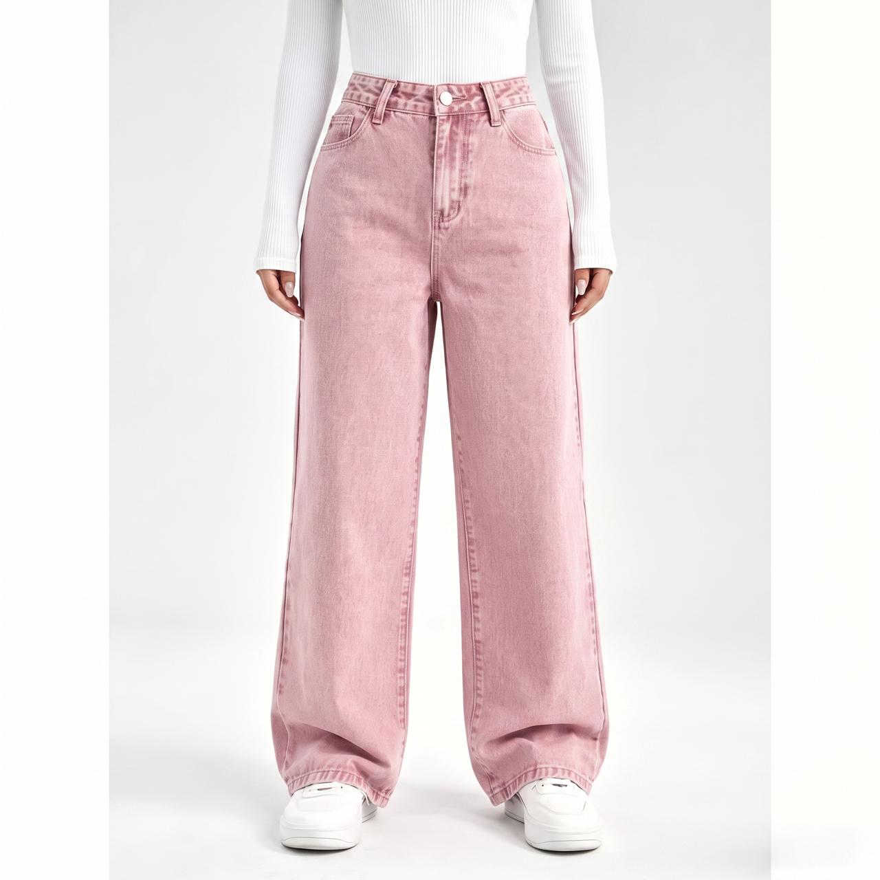 Women's High Waisted Wide Leg Jeans