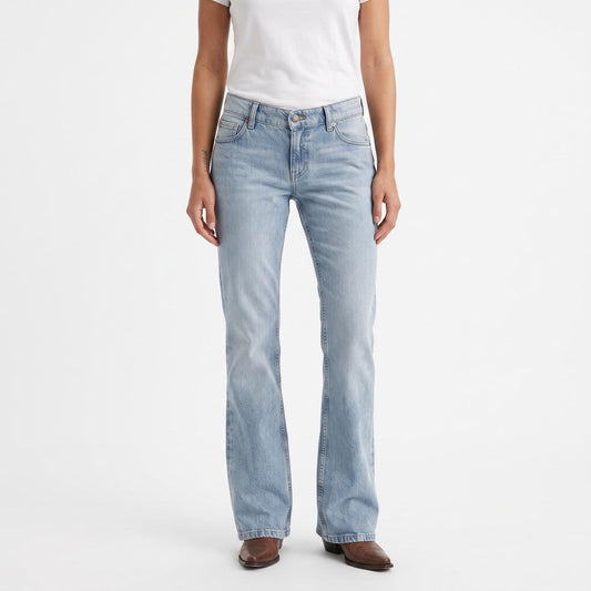 Women's Mid Rise Slim Straight Leg Jeans
